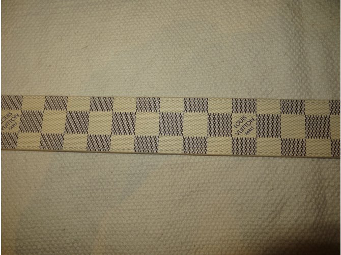 Louis Vuitton LV INITIALS DAMIER AZUR GURT M9609 Aus weiß Marineblau - Ansicht 13
