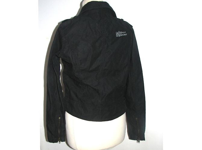 Levi's Strauss Signature Jeansjacke schwarz Biker Style - Ansicht 3