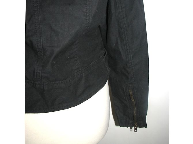 Levi's Strauss Signature Jeansjacke schwarz Biker Style - Ansicht 4