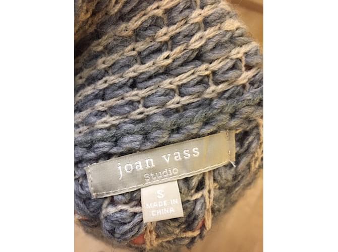 Autre Marque Grauer Strickpullover aus Wolle und Acryl Grösse S - Ansicht 4