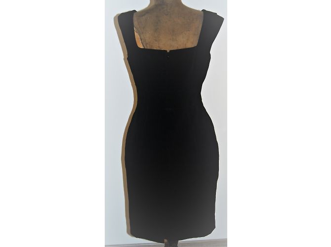 Calvin Klein Kleid in Schwarz aus Polyester - Ansicht 7