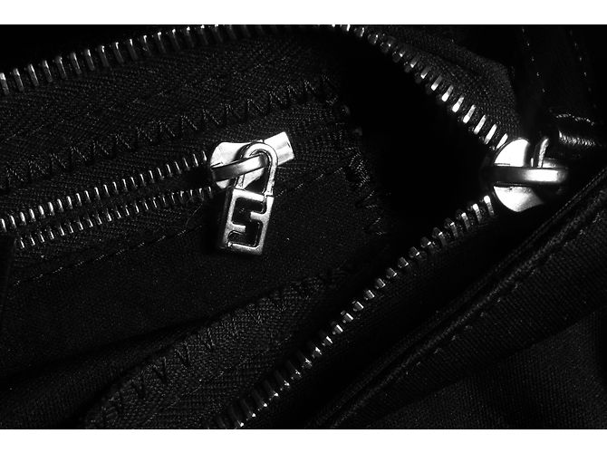 Fendi Borsa a tracolla classica in nylon e pelle baguette - vista 3