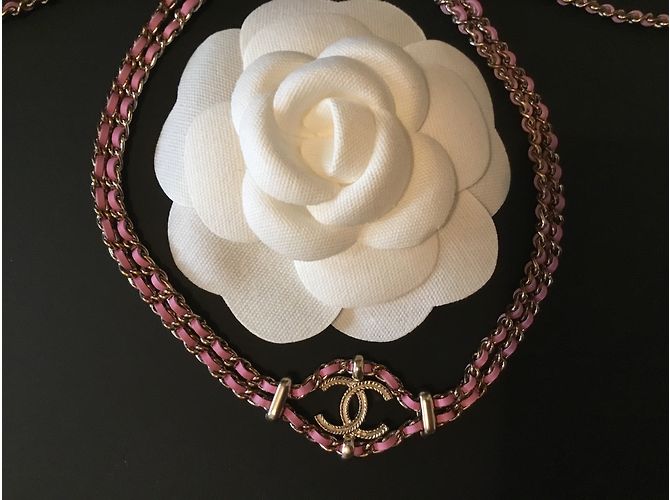 Chanel Halsband Pink - Ansicht 2
