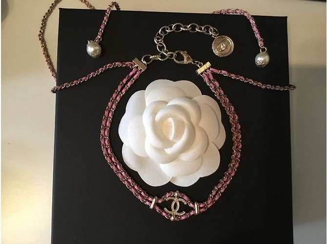 Chanel Halsband Pink - Ansicht 4