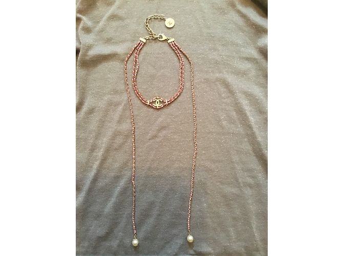Chanel Halsband Pink - Ansicht 6