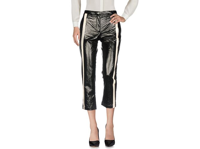 Autre Marque Schwarze Kunstlederhose Größe 36 - Ansicht 4