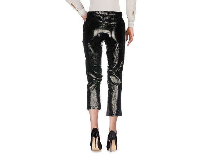 Autre Marque Schwarze Kunstlederhose Größe 36 - Ansicht 5
