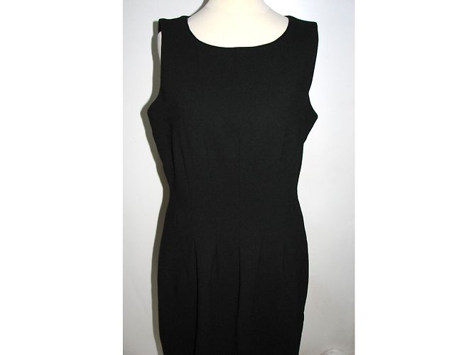 Hobbs Schwarzes Wollkleid - Ansicht 3