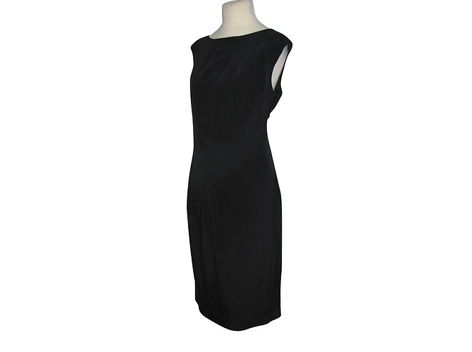 Lk Bennett Schwarzes Seidenkleid - Ansicht 4