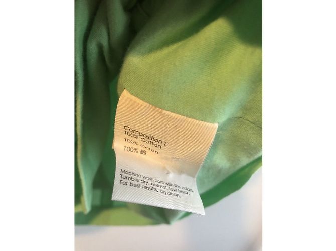 Vestido 3.1 Phillip Lim verde claro de algodón - vista 3