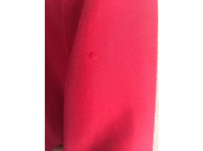 Gabardina roja de algodón Bcbg Max Azria - vista 7