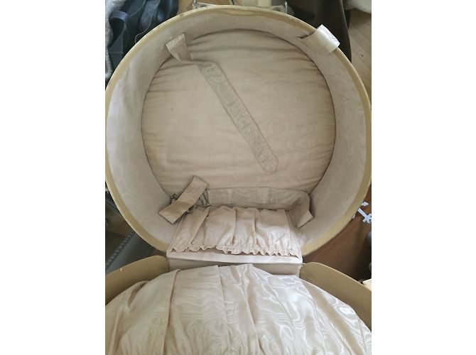 Maison Michel Bella scatola per cappelli di cuoio Beige - vista 5
