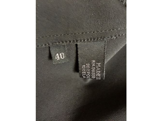 Prada Rock Anzug Schwarz Polyester Elasthan - Ansicht 5