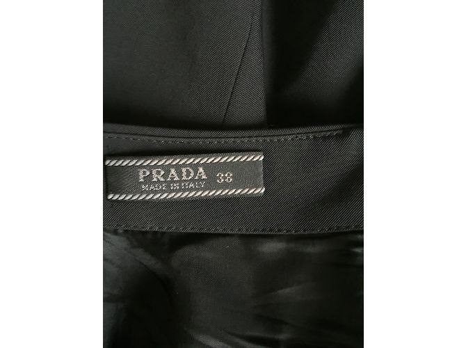 Prada Rock Anzug Schwarz Polyester Elasthan - Ansicht 6