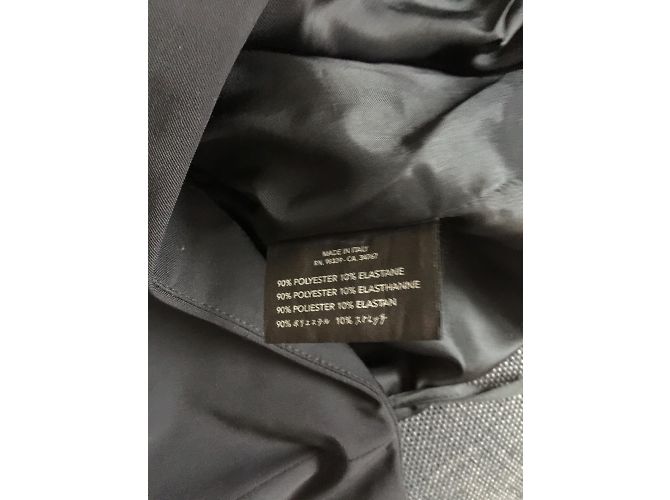 Prada Rock Anzug Schwarz Polyester Elasthan - Ansicht 7