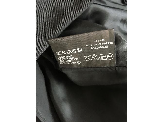 Prada Rock Anzug Schwarz Polyester Elasthan - Ansicht 8