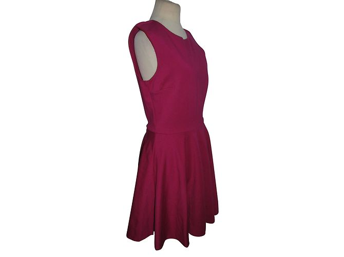 Diane Von Furstenberg Jeannie Kleid Rosa Plissee Pink - Ansicht 2