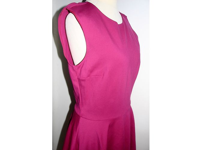 Diane Von Furstenberg Jeannie Kleid Rosa Plissee Pink - Ansicht 4