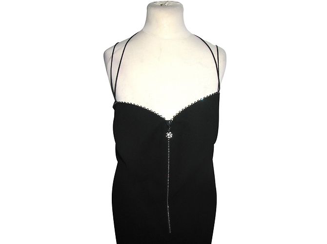 Escada Vestido de cóctel con diamontee Negro - vista 3