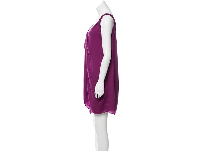 Diane Von Furstenberg Pepet Minikleid Fuchsia - Ansicht 2