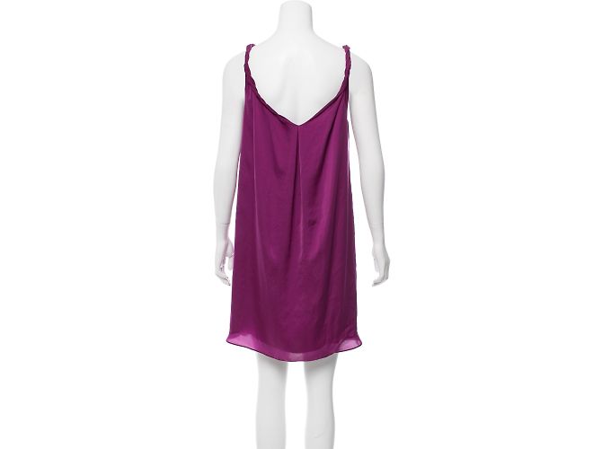 Diane Von Furstenberg Pepet Minikleid Fuchsia - Ansicht 3