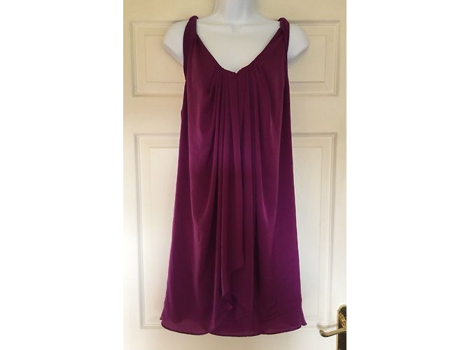 Diane Von Furstenberg Pepet Minikleid Fuchsia - Ansicht 4