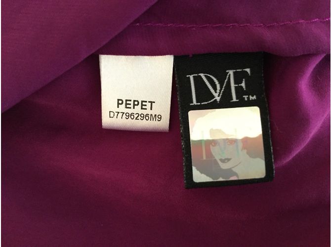 Diane Von Furstenberg Pepet Minikleid Fuchsia - Ansicht 5