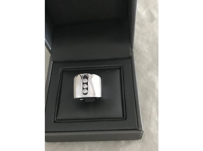 Messika Anillo de oro blanco grande - vista 4