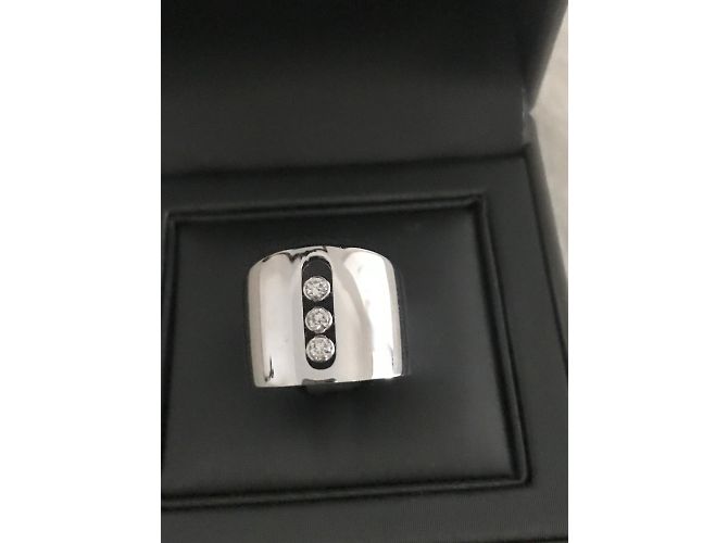 Messika Anillo de oro blanco grande - vista 5