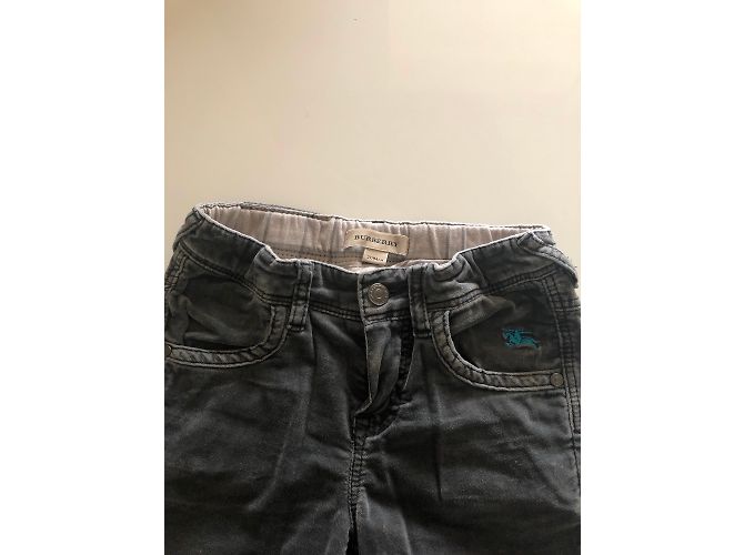 Burberry Samthose Grau Jungen 3 Jahre - Ansicht 2