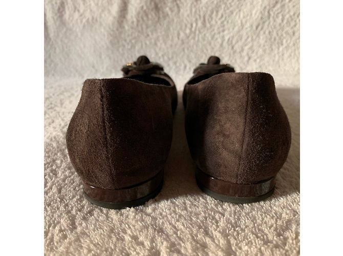 Chanel Ballerine Marrone scuro - vista 5