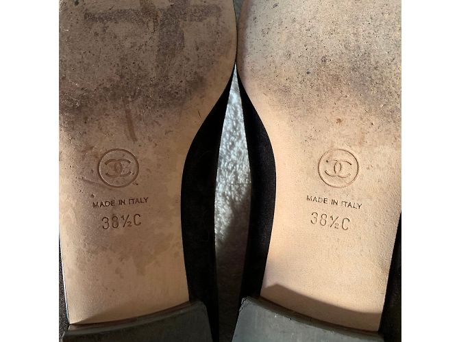 Chanel Ballerine Marrone scuro - vista 9