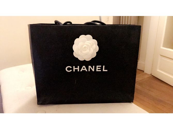 Chanel Ballerina Bicolore Nero Beige - vista 3