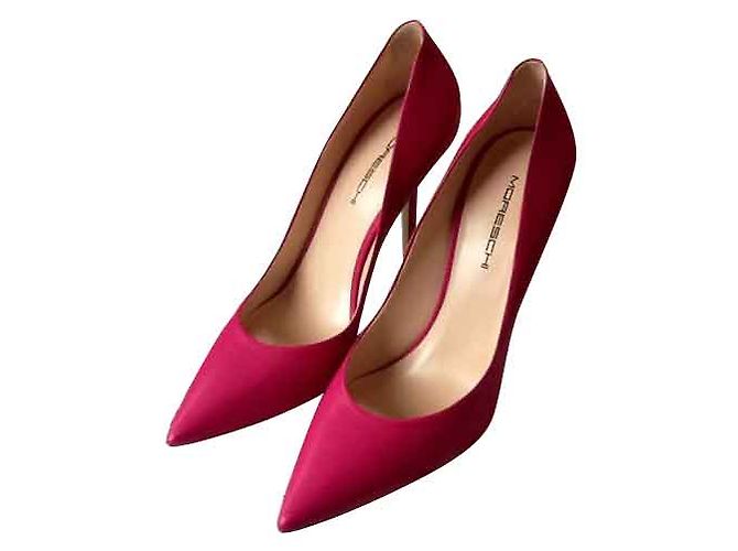 Autre Marque Fuchsia Leder Pumps Absatz 11cm Fuschia - Ansicht 2