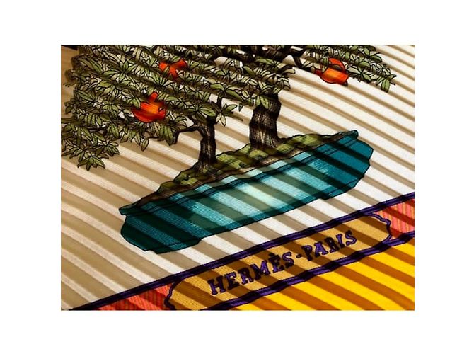 Hermès Lenços de seda Multicor - vista 3