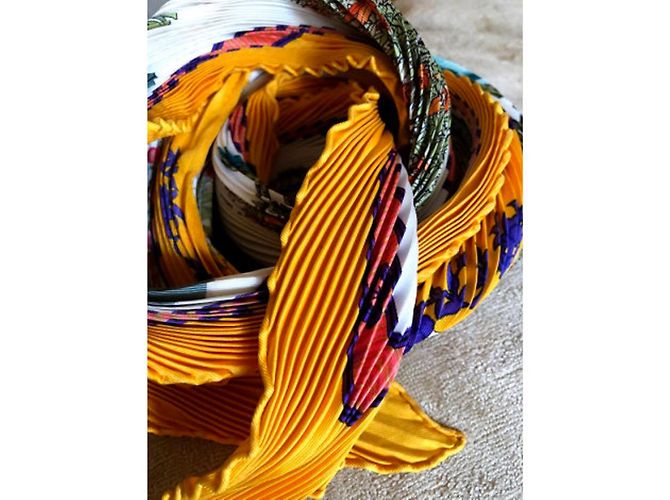Hermès Lenços de seda Multicor - vista 4