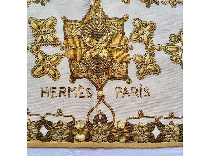 Hermès, Scheherazade Mostarda Fora de branco - vista 3