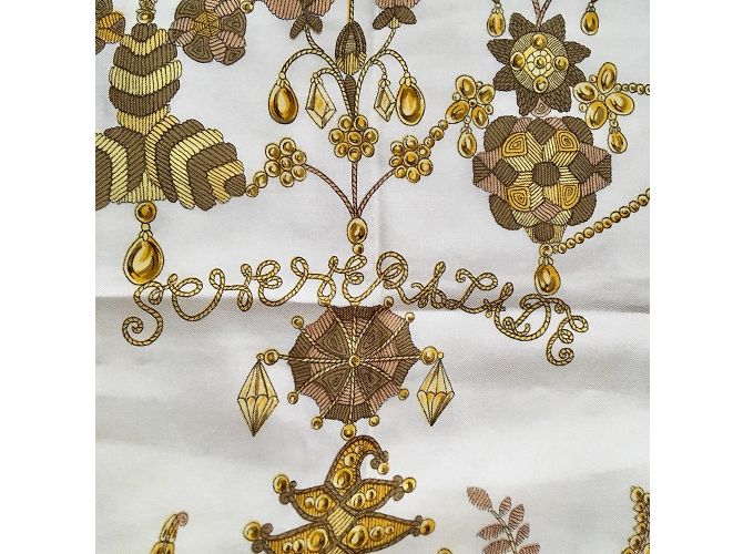 Hermès, Scheherazade Mostarda Fora de branco - vista 4