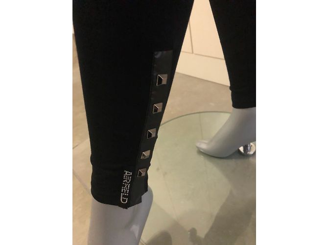 Autre Marque Leggings de algodón negros T42FR - vista 3