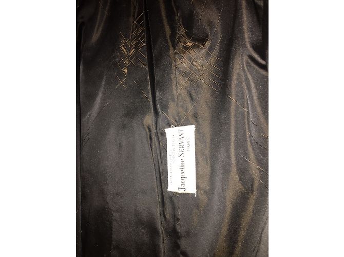 Autre Marque Abrigo de piel de visón marrón oscuro - vista 6