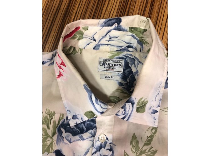 Camicia Hartford floreale in cotone XL Multicolore - vista 3