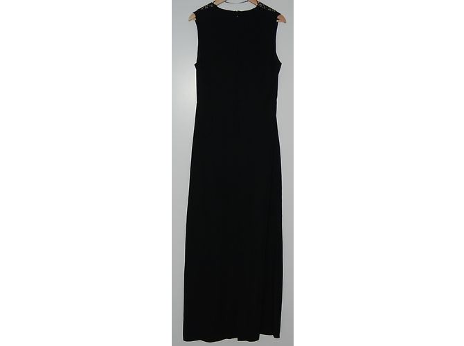 Gerard Darel Langer schwarzer Paillettenkleid - Ansicht 4
