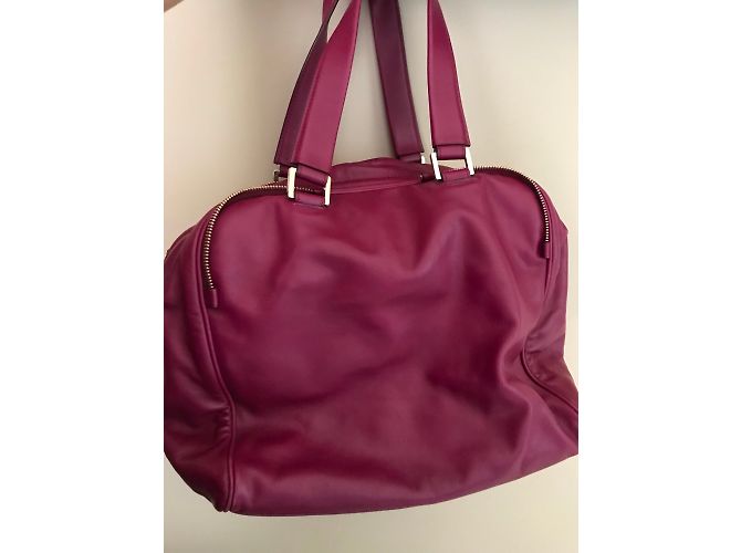 Borsa a mano Jimmy Choo in pelle viola Porpora - vista 2