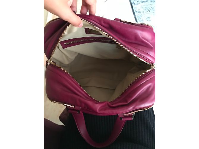 Borsa a mano Jimmy Choo in pelle viola Porpora - vista 4