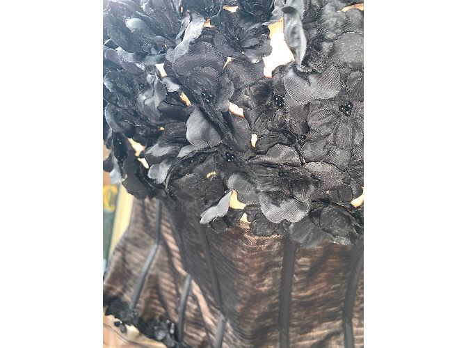 Autre Marque Jovani Sublime langes schwarzes Kleid - Ansicht 11