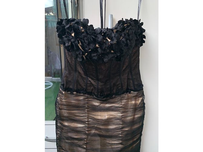 Autre Marque Jovani Sublime langes schwarzes Kleid - Ansicht 15