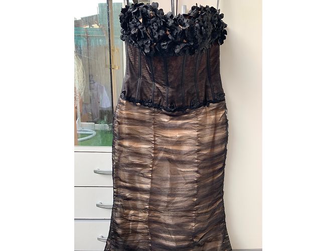 Autre Marque Jovani Sublime langes schwarzes Kleid - Ansicht 17