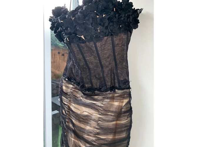 Autre Marque Jovani Sublime langes schwarzes Kleid - Ansicht 5