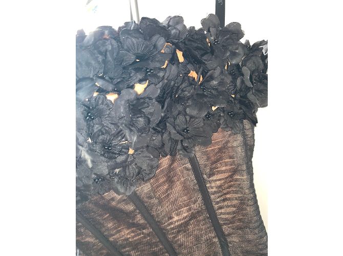 Autre Marque Jovani Sublime langes schwarzes Kleid - Ansicht 6