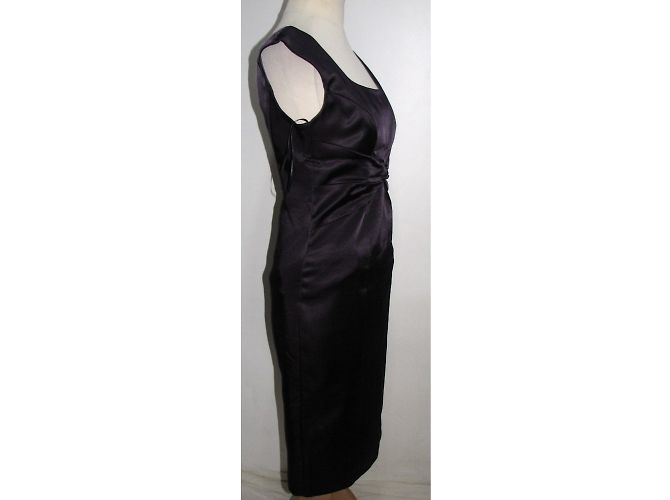 Autre Marque Vestido de coctel morado oscuro Púrpura - vista 3